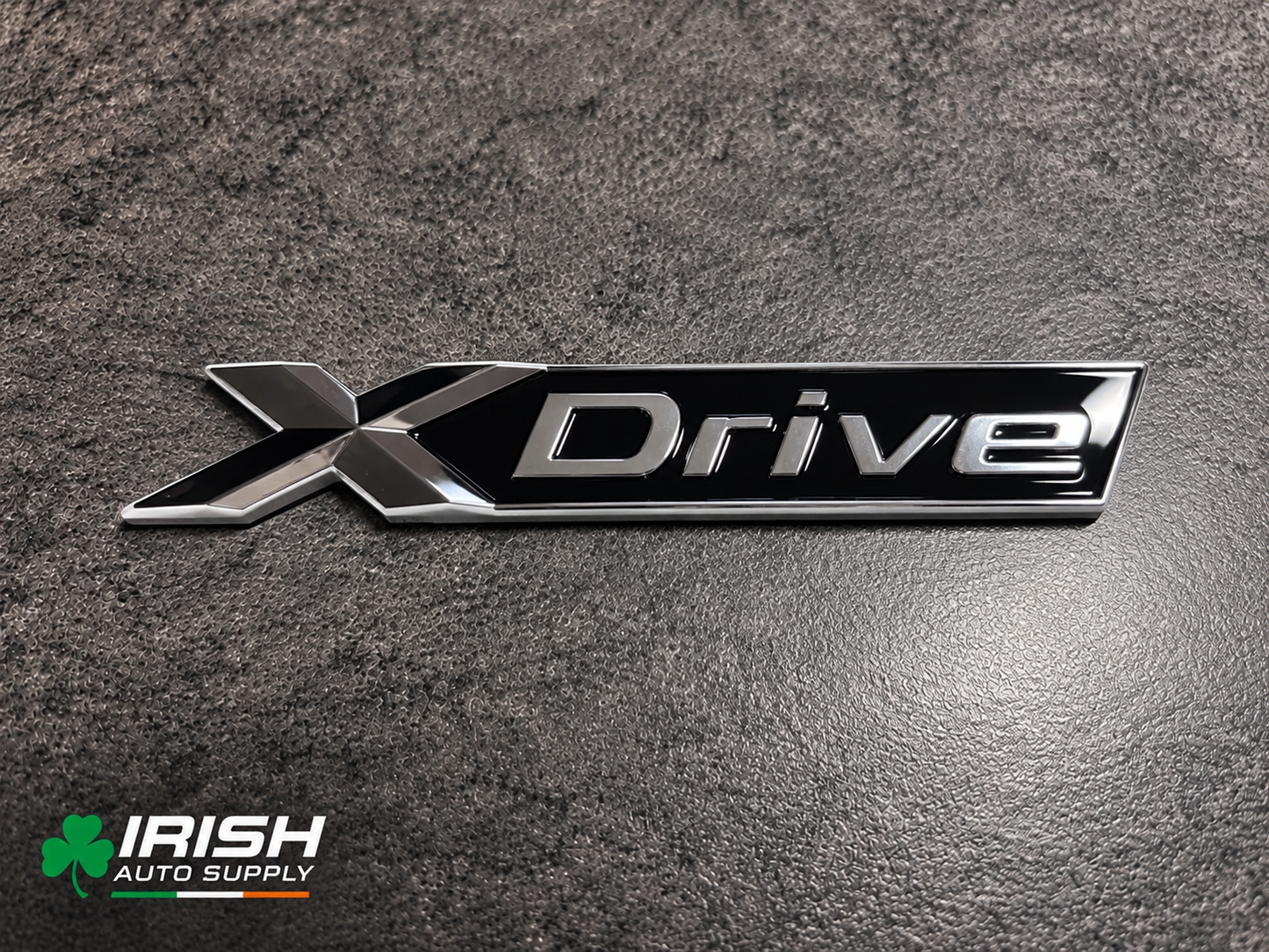 BMW XDrive Badge – Black & Silver