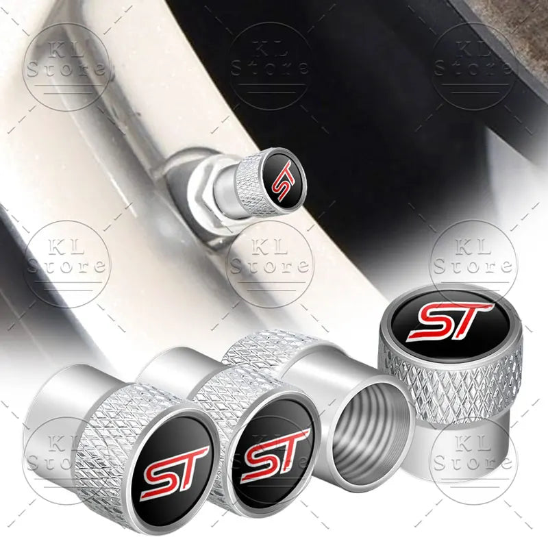 ST Logo Tyre Valve Caps – 4 Piece Set
