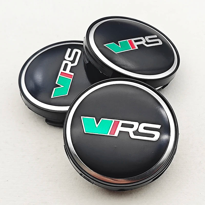 60mm VRS-Style Wheel Centre Caps – 4 Piece Set