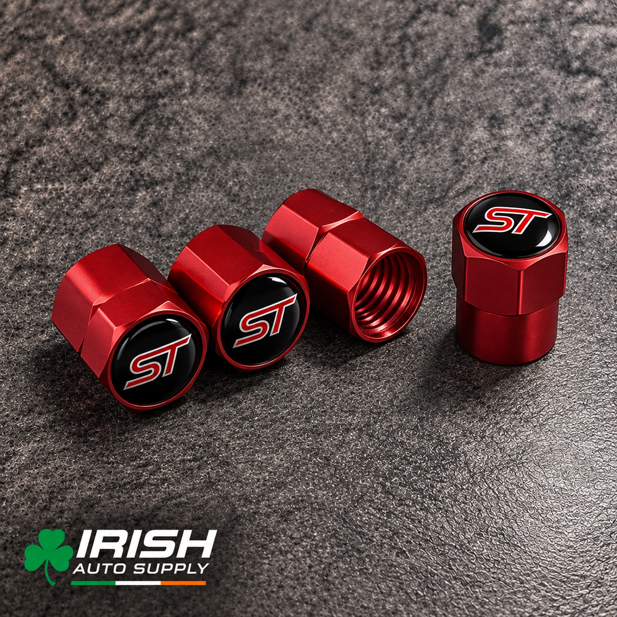 ST Logo Tyre Valve Caps – 4 Piece Set