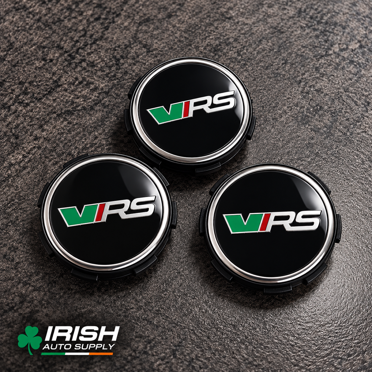 60mm VRS-Style Wheel Centre Caps – 4 Piece Set